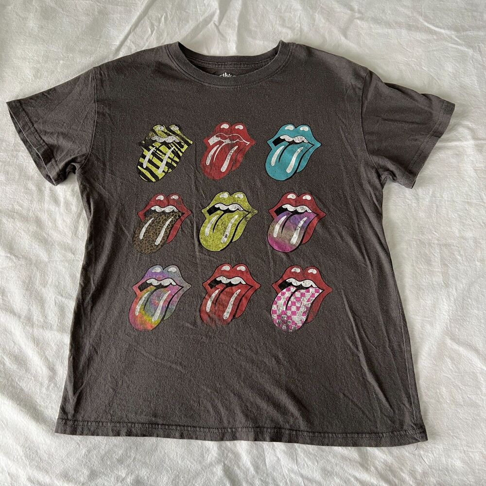 Rolling Stones Band T-Shirt, Women's Size Small, rolling stones tongue